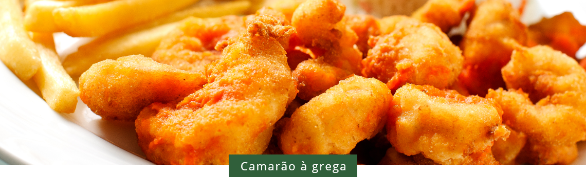 imagem ilustrativa de camarão a grega